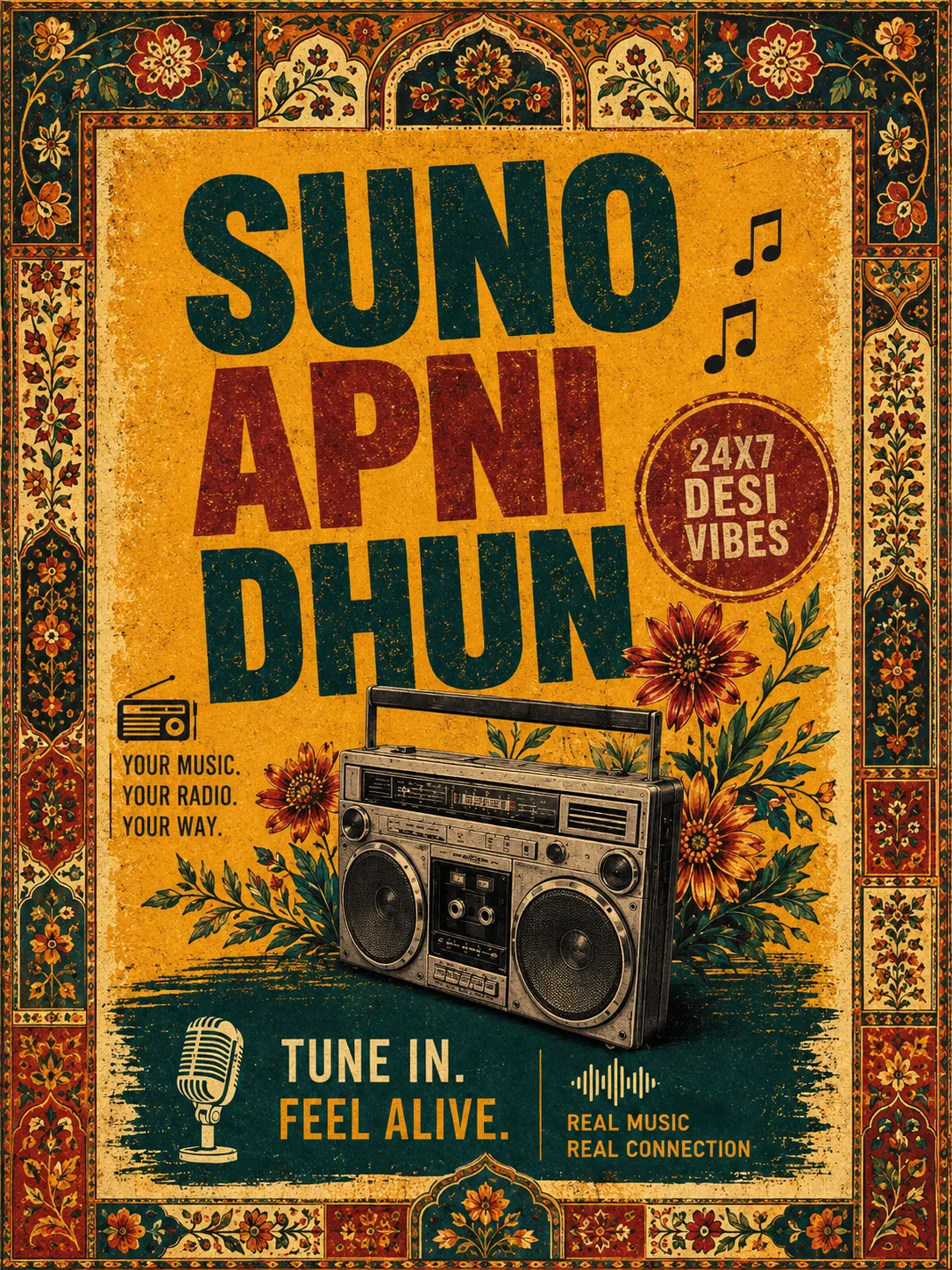 Suno Apni Dhun — Creative Designs case study