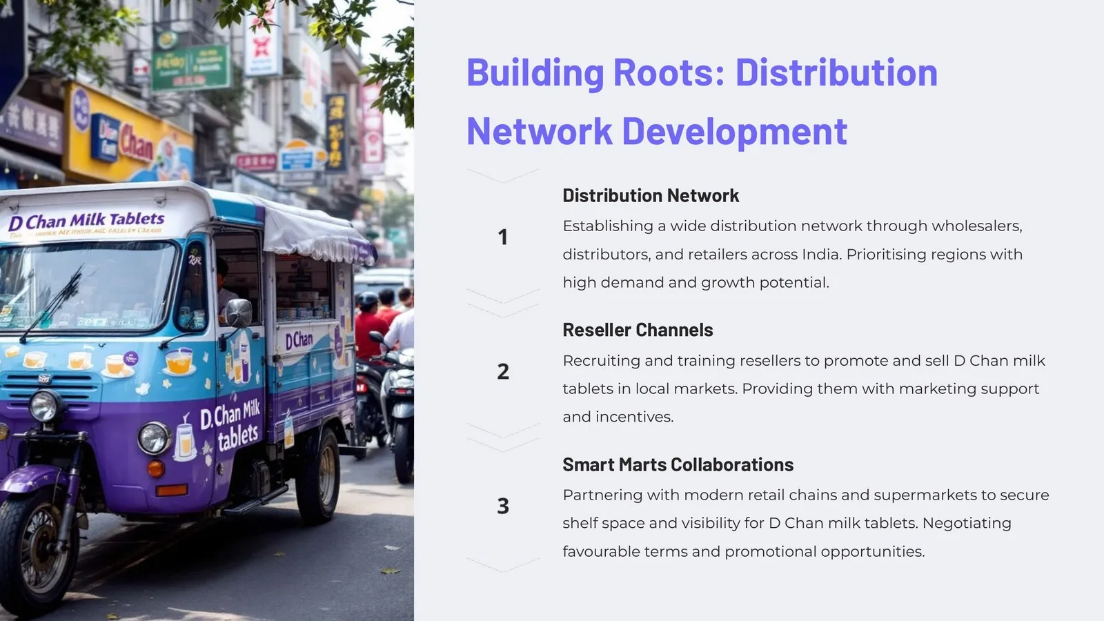 Building Roots: Distribution Network Development